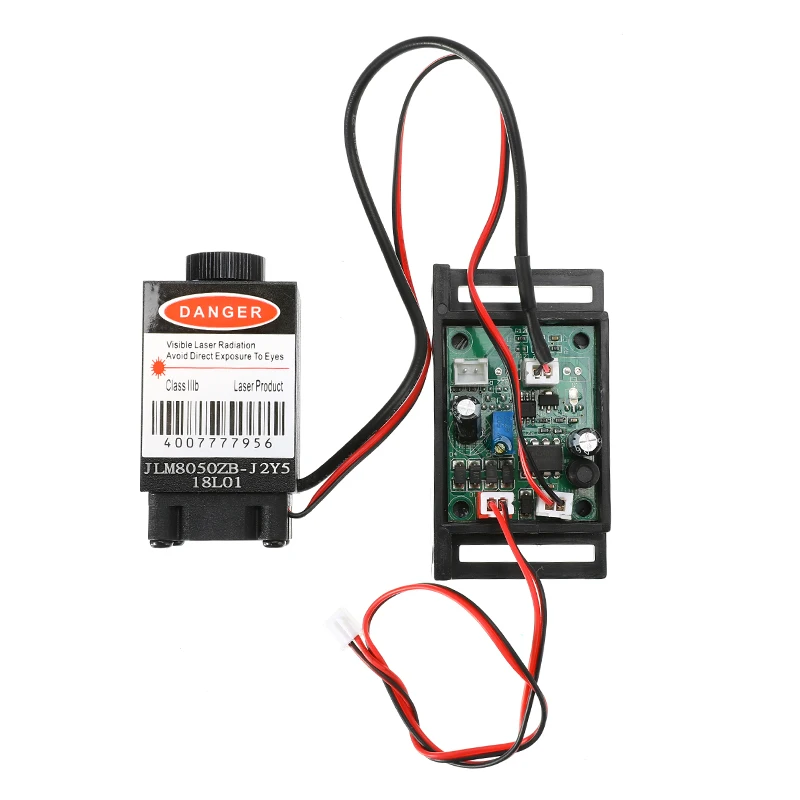 Фокусируемый инфракрасный лазерный диодный точечный модуль 500 МВт нм 12 В + TTL