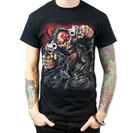 Футболка черная с надписью Five Finger Death Punch and юстиция for Not