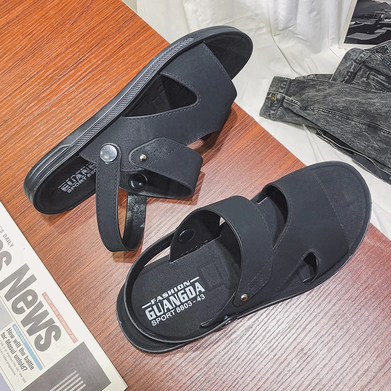 

PUPUDA fashion sandals Men outdoor Beach shoes summer breathable slippers youth men casual shoes classic trend comfortable