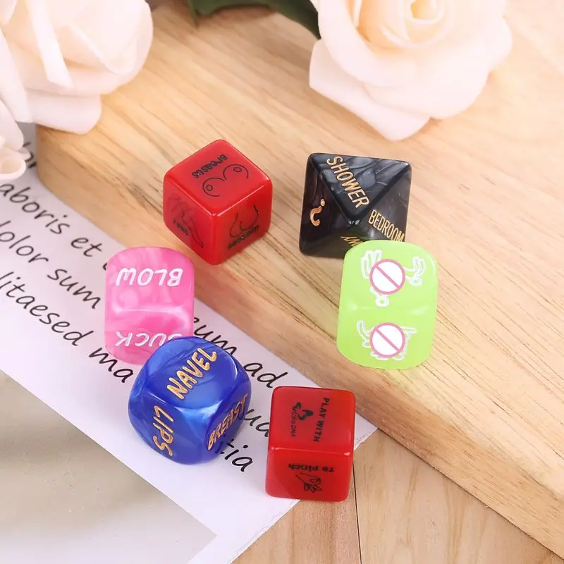 

Free shipping 6pcs/set Funny Love Dice Game Toy Erotic Sexy Posture Adult Couple Bachelor Love