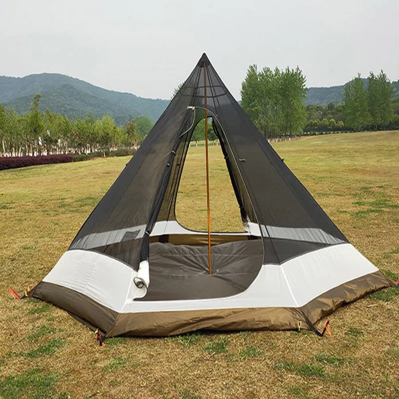 

Teepee Pyramid Inside Tent Ultralight Outdoor CampingTent Backpacking Hiking Tourist Tent Nylon Family Travel Furniture