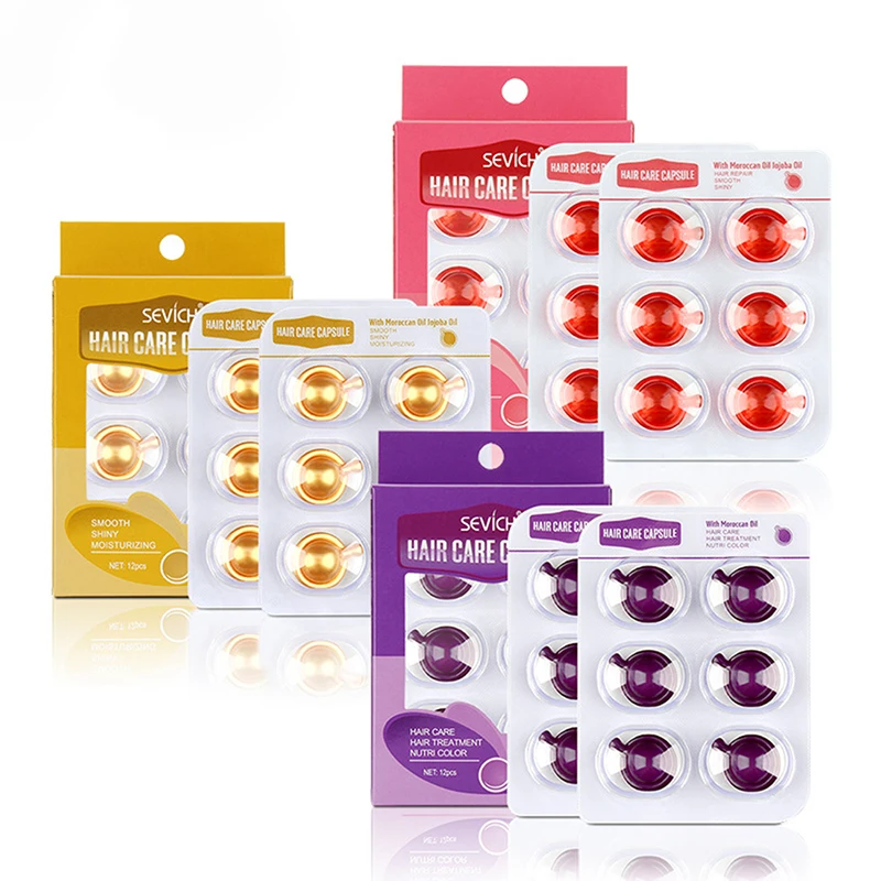 Hair Smooth Silky Vitamin Capsule Keratin Complex Oil Care Repair Damaged Serum Moroccan Anti Loss | Красота и здоровье