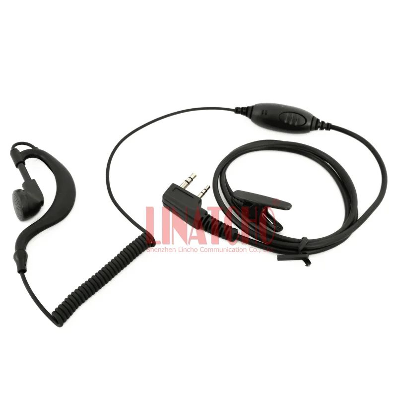 2 PIN UV5R PTT MIC Ушные крючки наушники для рации Выдвижной навес наушник | Мобильные