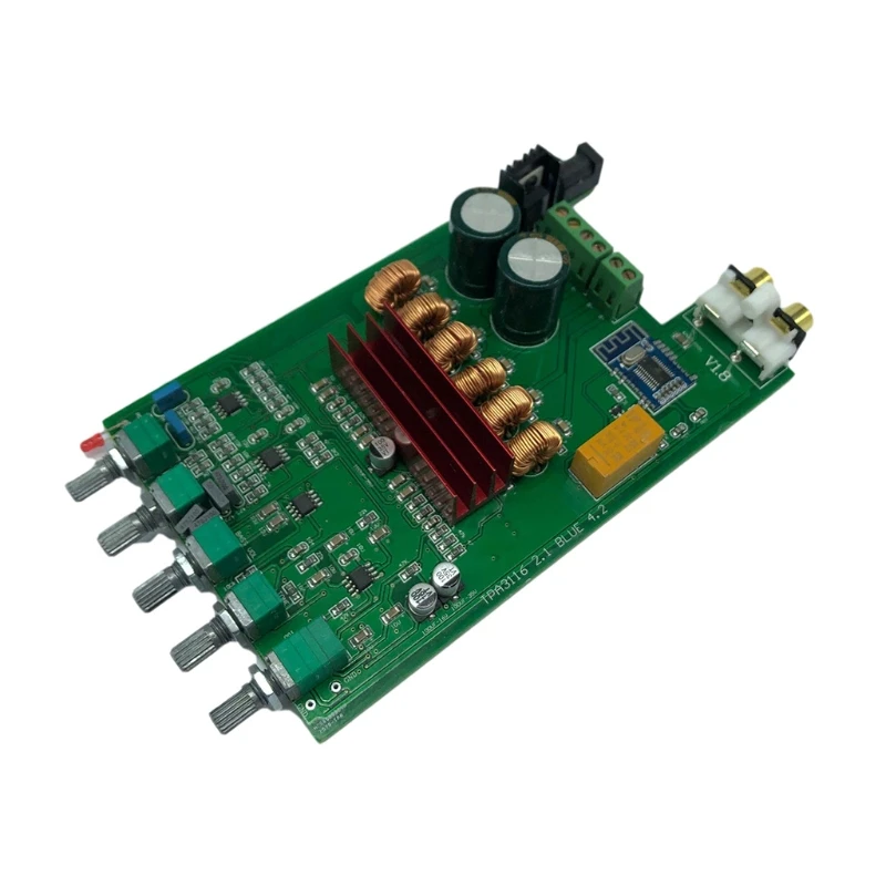 Плата усилителя мощности DP1 TPA3116 D2 цифровой 2 1 канальный стерео Bluetooth аудио 5 0 50 Вт *