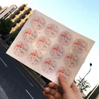 Наклейки круглые с надписью Thank You, 120 шт.лот