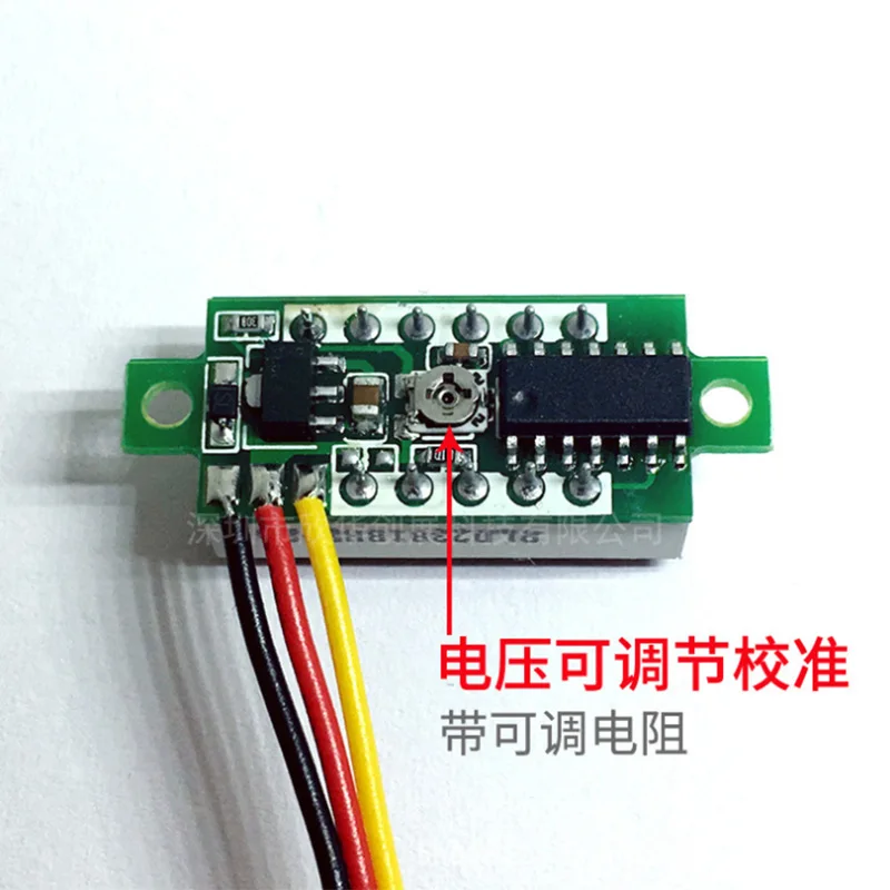 

0.28 inch Mini DC 0- 100V 3 Wires Gauge Voltage Meter Voltmeter Digital LED Display Digital Panel Meter Detector Monitor Tools