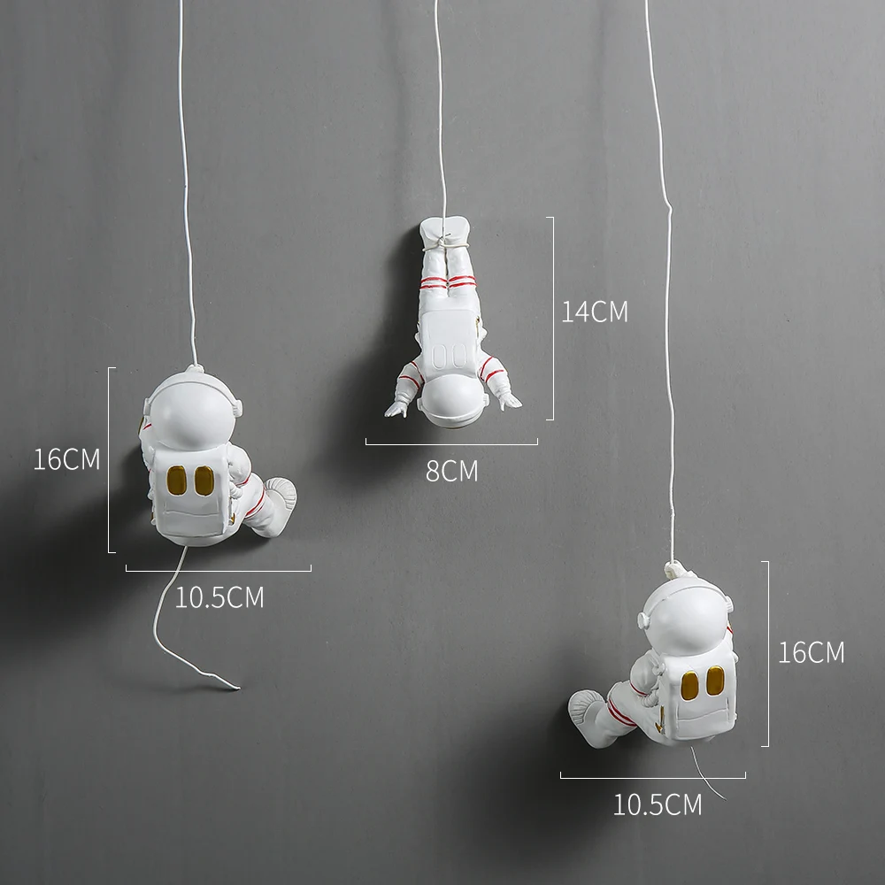 

Astronaut Wall Decoration Fun Resin Character Model Living Room Bedroom Study Wall Accessories Indoor Decorations Birthday Gifts