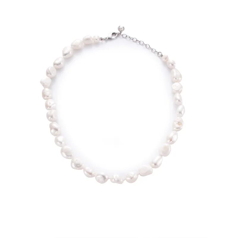 

2021 New 100% Natural Freshwater Pearl Necklace Choker Necklace Jewelry for Women