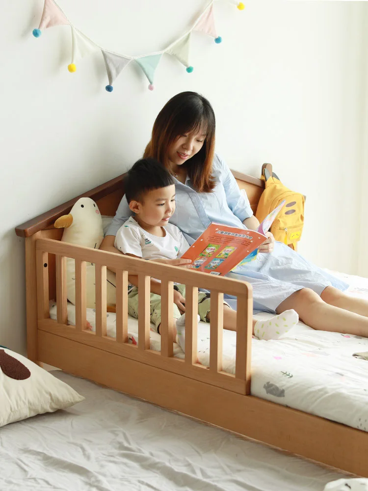 Детская кровать Beimo двухслойная Выдвижная цельная деревянная из Букового дерева