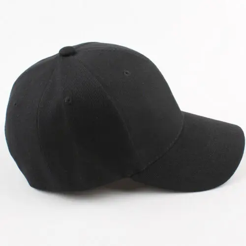 Men Women Summer Solid Snapback Ponytail Baseball Ball Cap Outdoor Sports Hats Adjustable Golf Hat White Black Red | Аксессуары для