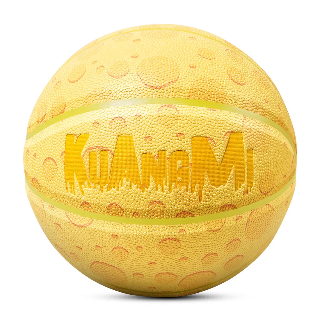 Kuangmi Cheese Basketball High Quality Size 7 Gifts Professional Team Training Match Sports Ball Outdoor Indoor