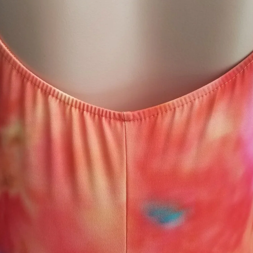 Adogirl с принтом Tie Dye, с открытыми плечами, женский сексуальный комбинезон, с вырезом лодочкой, с длинным Расклешенным рукавом, Облегающий комбинезон, модные комбинезоны для ночного клуба