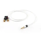 Аудиокабель HIFI 4,4 мм на 2 RCA WM1A1Z PHA-1A2A Z1R 4,4 мм, обновленный кабель