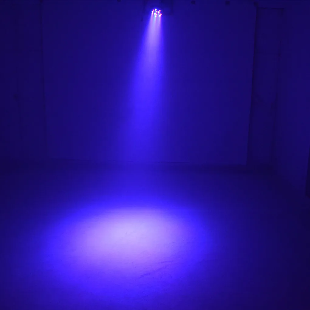 Миниатюрный RGB прожектор AUCD 18 вт полноцветный светильник PAR DMX со звуком диско шар
