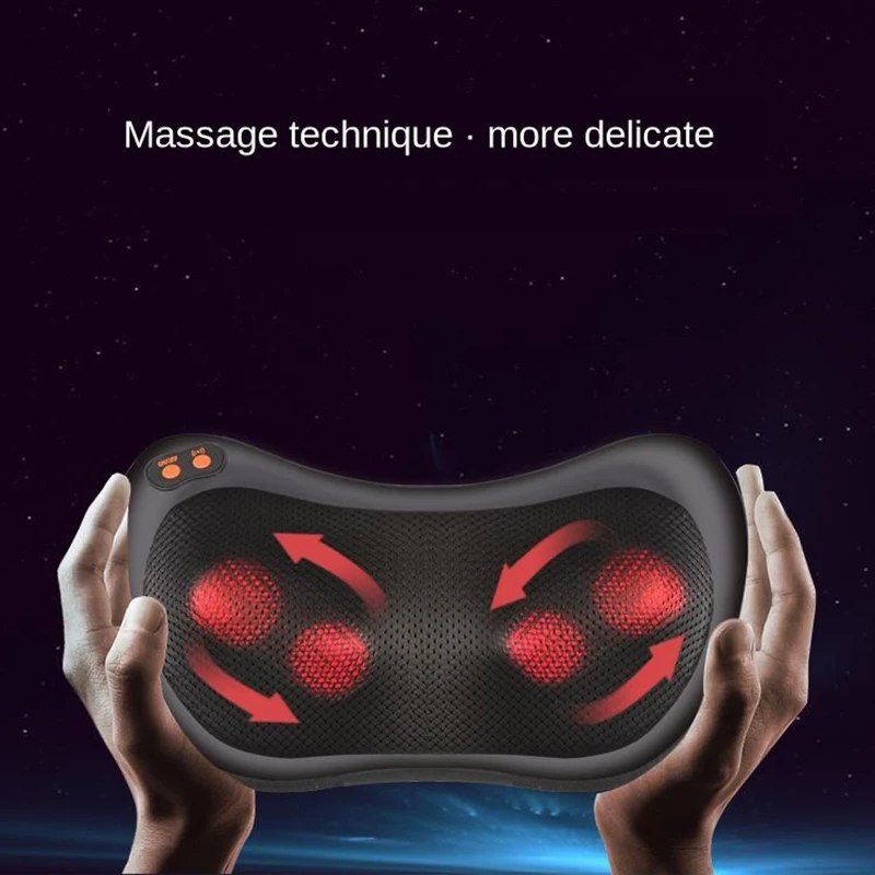 Электрическая Массажная подушка для плеч и шеи вибратор расслабления спины тела