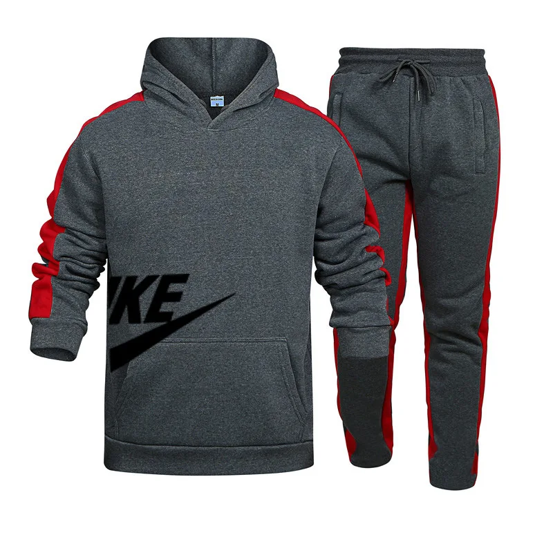

New Autumn Fashion Men's Sets 2-Piece Hoodies+Pants Harajuku Sport Suits Casual Men/Women Sweatshirts Tracksuit Brand Sportswear
