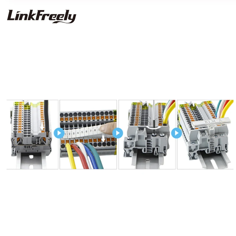 PT-2.5Twin 10 шт. подключаемого модуля Тип Весна клемма для электрического провода