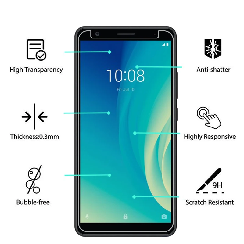 Закаленное стекло для ZTE Blade L210 Защитное экрана Cristal Templado 2 шт. | Мобильные телефоны