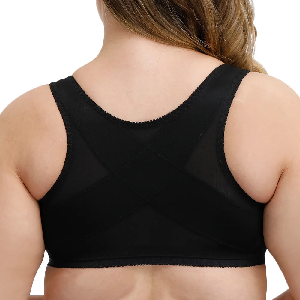 Бюстгальтер YBCG Racerback с застежкой спереди нижнее белье без косточек кружевной