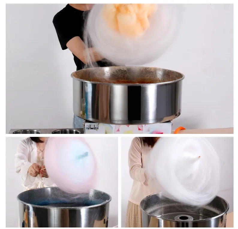 Коммерческий DIY машина для изготовления хлопковых конфет газ хлопок сахар необычный кухонный комбайн машина для изготовления нитей оборудование для закусок RQMHT