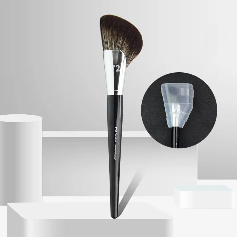 

S #72 Pro Demi Fan Makeup brushes Sculpting Make up brush Angled Contour Shadow cosmetic tools Synthetic hair with case