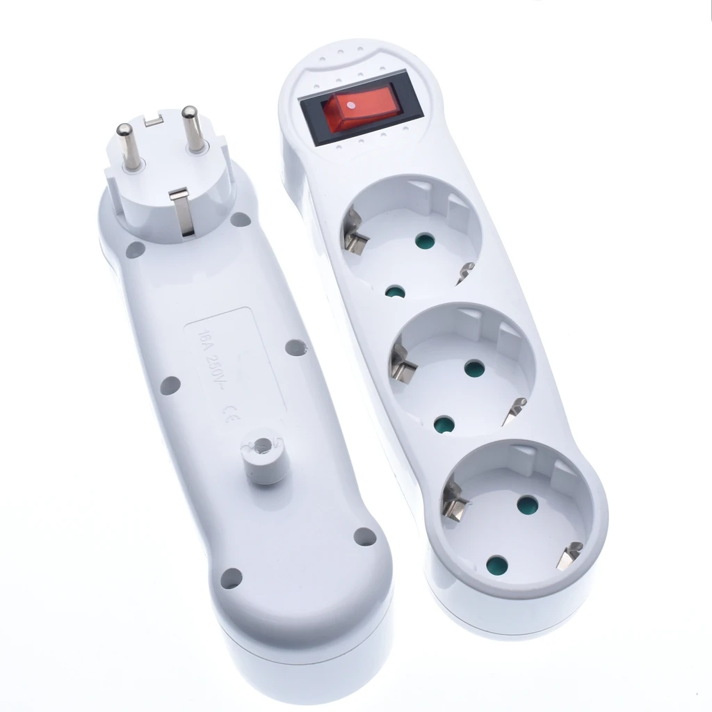 Прямая поставка и оптовая продажа 16 А штепсельная вилка Европейского типа 1 в 3