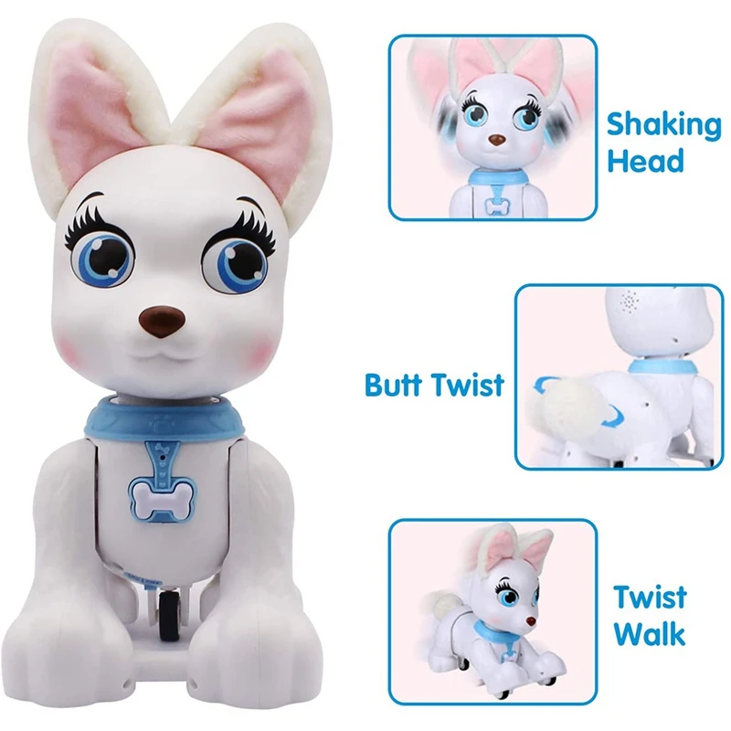 Remote Control Robot Dog Voice Puppy Intelligent Walking Dancing Programmable Electronic Pets for Kids | Электроника