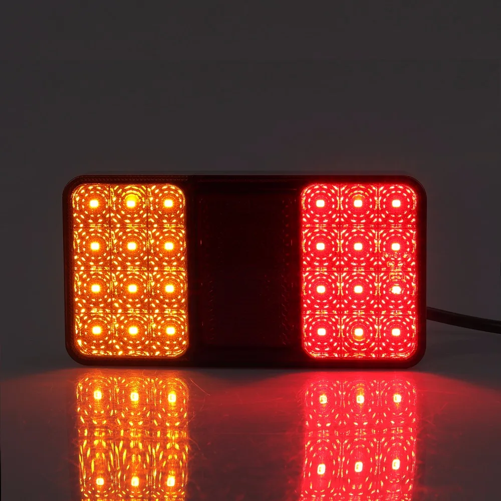 AUTOUTLET 2 шт. для задних фонарей Водонепроницаемый 12 в задний стоп 24LED индикатор тормоза грузовик прицеп задние фонари