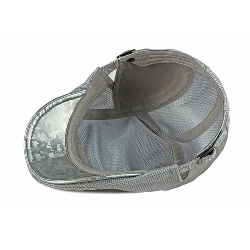 

Hollow Out Peaked Cap Men Women Leisure Patchwork Mesh Cotton High Quality Spring Autumn High Quality Accessories Peaked Caps