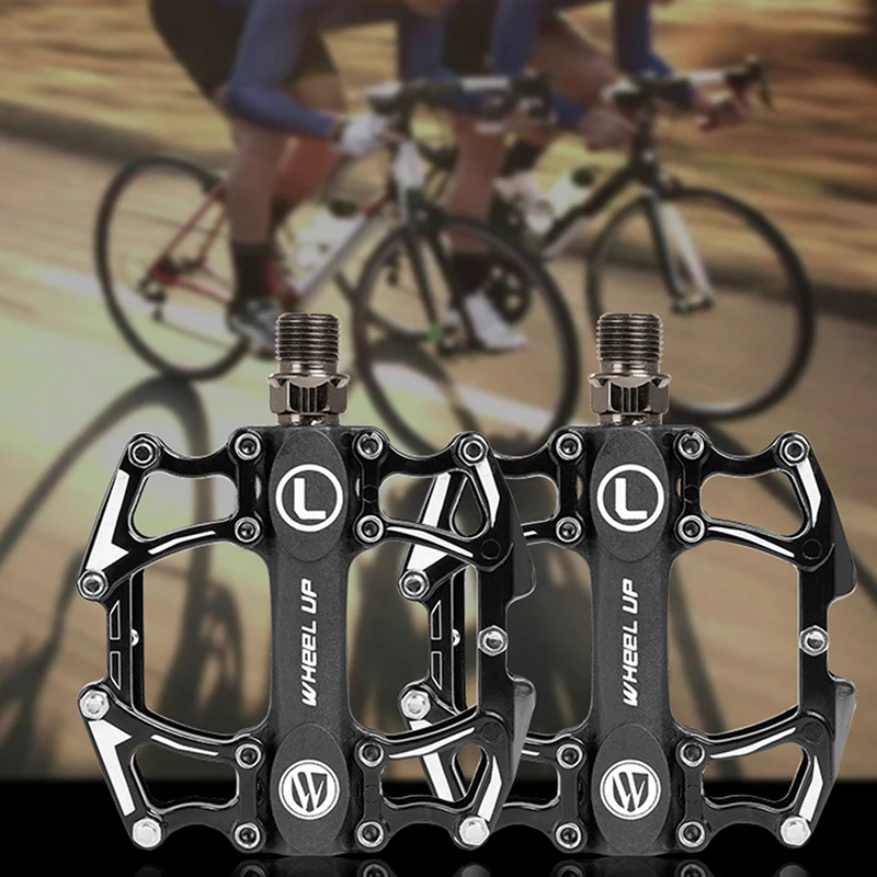 

1 Pair Flat Bicycle Pedals MTB Road Bike Bearings Pedals Mountain Bike Pedals Wide Platform Pedales Cycling Accessories