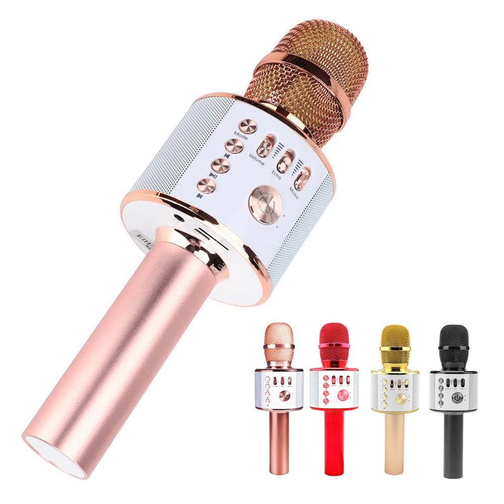 Караоке микрофон KTV беспроводной динамик портативный музыкальный проигрыватель