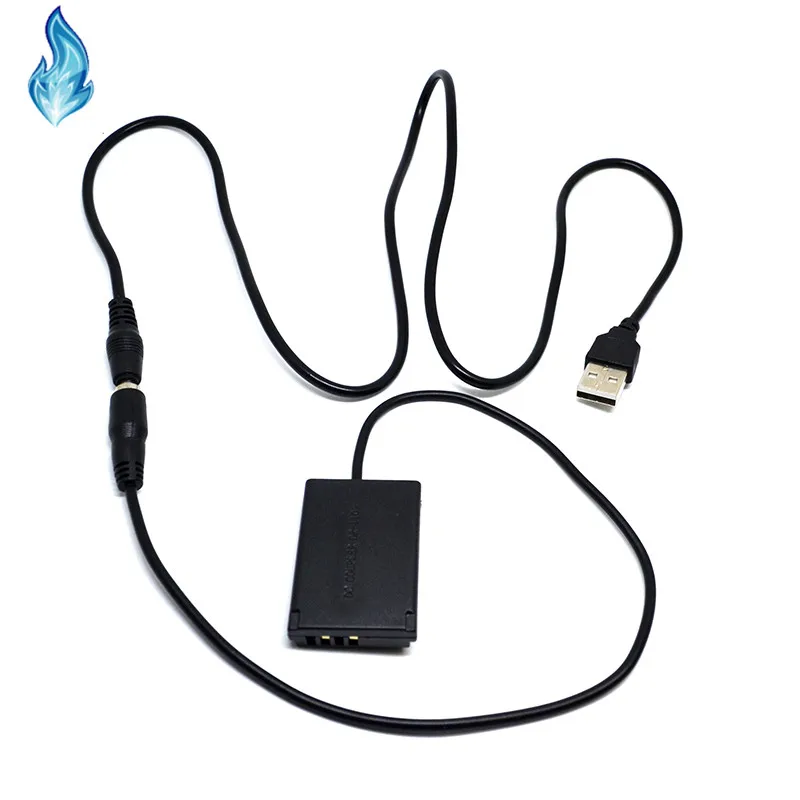 Кабель питания USB + Переходник постоянного тока DR110 DR-110 NB13L NB-13L для цифровых камер