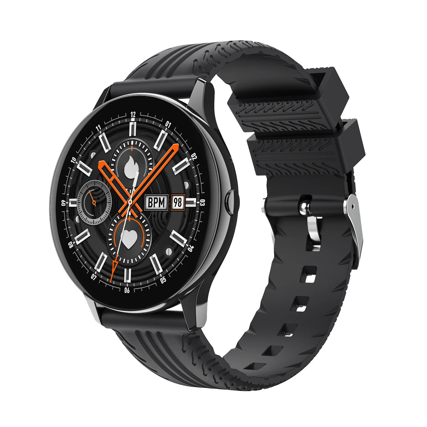 

ROW43 Bluetooth talk watch monitor heart rate sphygmomanometer step multi function sports smart Watch