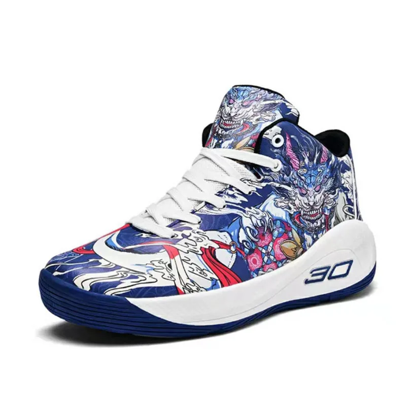 

2021 New Big Size Outdoor High Top Basketball Shoes Male Running Basket Culture Sneakers Sport Shoe Sport Sneakers Unisex Boots
