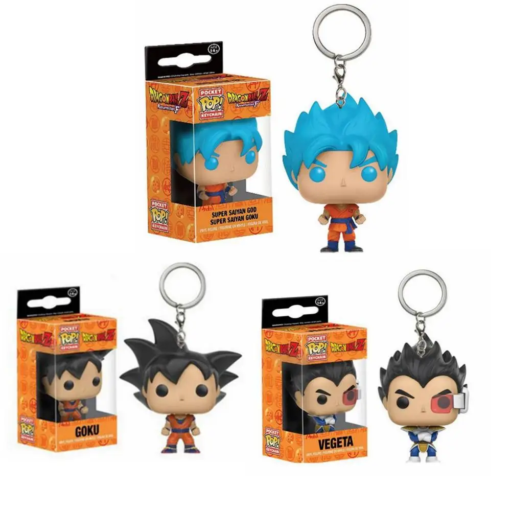 Funko Pop Dragon Ball экшн игрушка фигурки брелок Сон Гоку Вегета Супер Saiyan Goku Бог