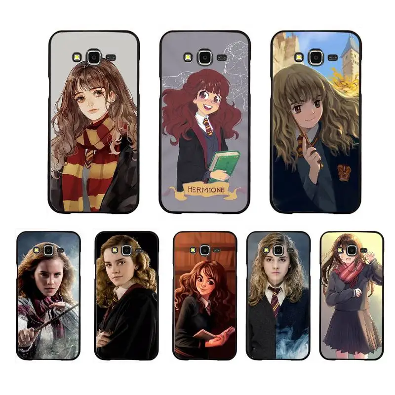 Мягкий силиконовый черный чехол для телефона PENGHUWAN Hermione Jean Granger Samsung Galaxy J7 J8 J3 J4 J5 J6