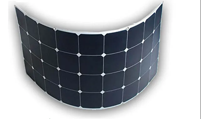 Низкая цена высокое качество полугибкая солнечная панель Sunpower 50 Вт 100 для