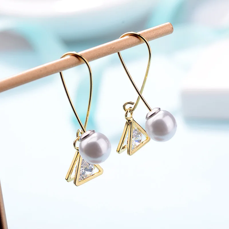 Модные Эффектные серьги для женщин бриллиантовые циркониевые подвески