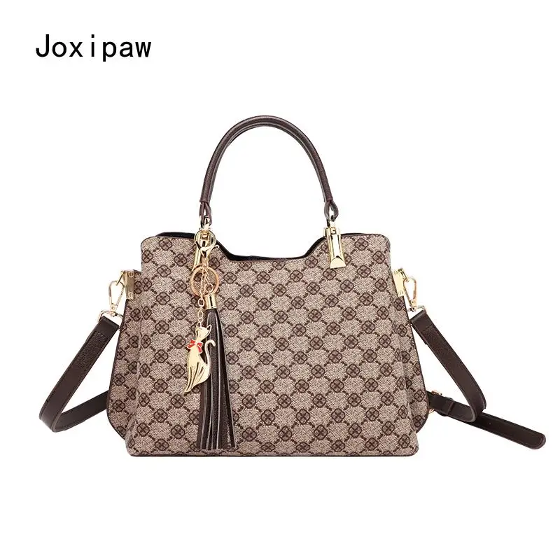 Сумка на плечо для женщин новинка 2021 роскошная дизайнерская кожаная сумка через