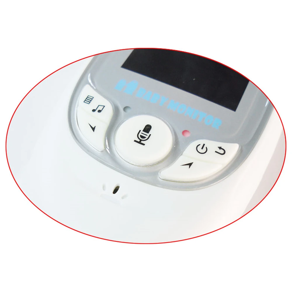 

2.0 inch Wifi Baby Monitor Camera Two Way Voice Talk Temperature Detect Sleeping Music Play Infrared Security Video Mornitoring