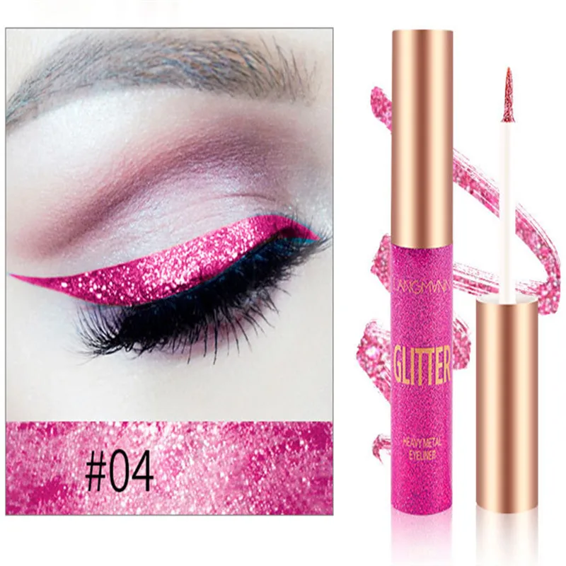 Новинка 10 цветов блестящие тени для век простота в использовании Водостойкая