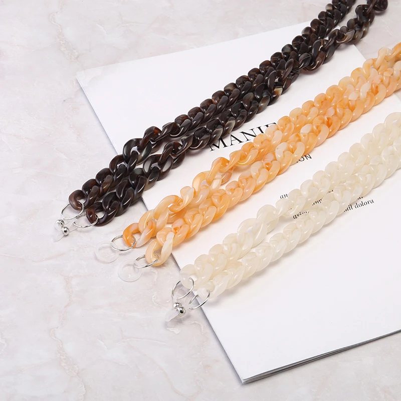 Массивная акриловая черепаховая цепочка для очков ремни очки чтения висящие на