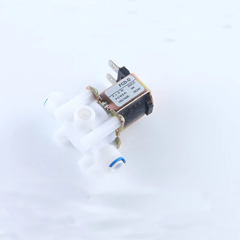 Электрический пластиковый Соленоидный клапан для сточных вод постоянный ток 24 В