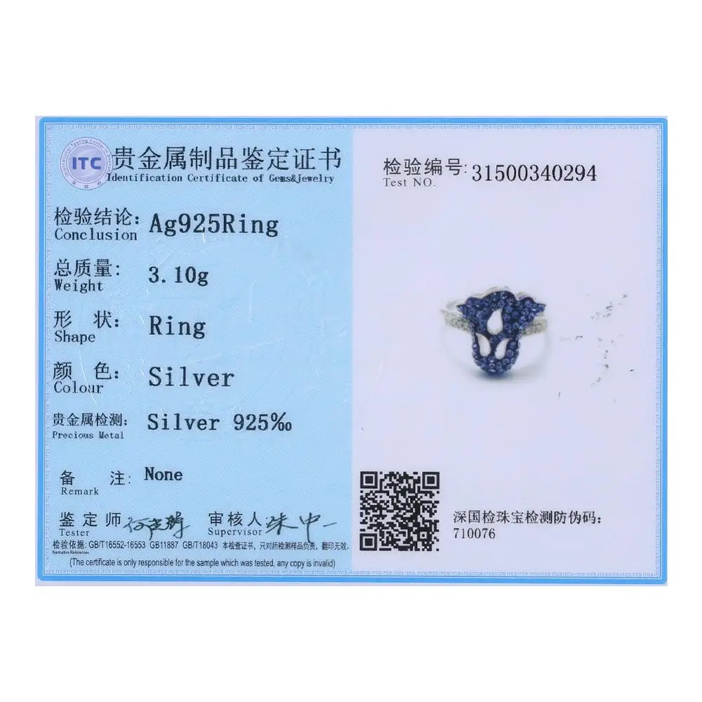 

Vintage Real Silver 925 Adjustable Ring With Real Austrian Crystal Statement Ring for Women Fine Jewelry Birthday Gift