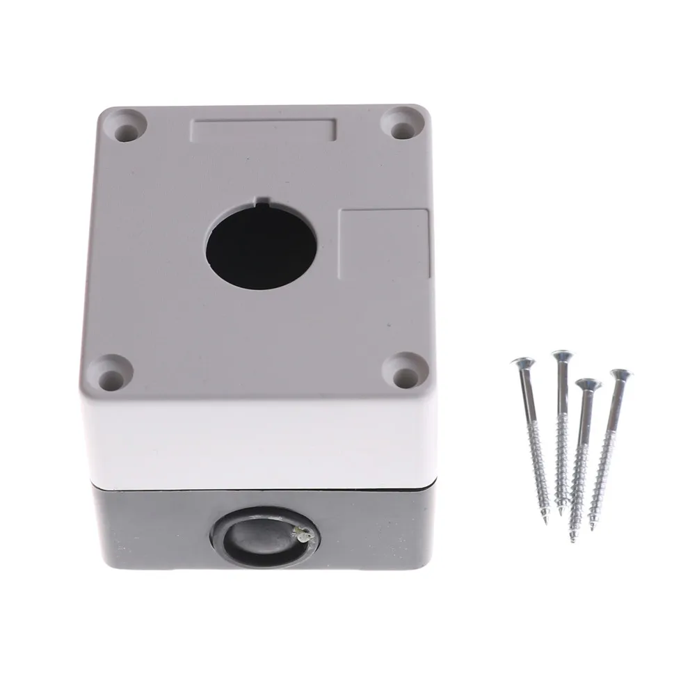 1 шт. пластиковая белая кнопка управления Переключатель коробка станция