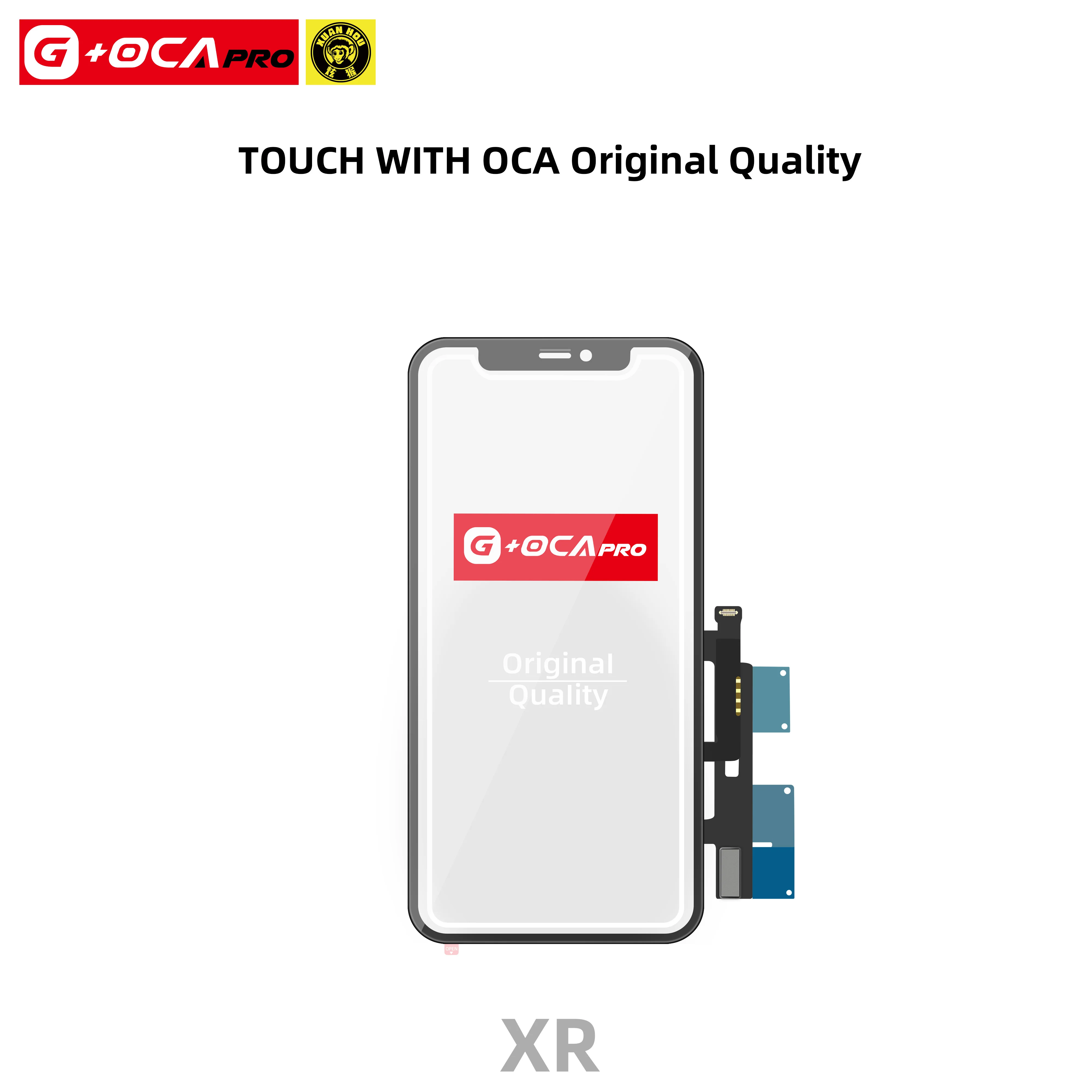 Переднее стекло AAA 1:1 с заменой OCA для iPhone X XR XS XSMAX сенсорная панель внешнее - купить