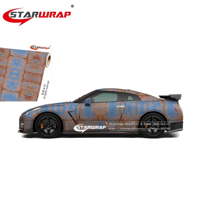 Starwrap Camo удивительная ржавая пленка винил для ржавчины автомобиля обертывания