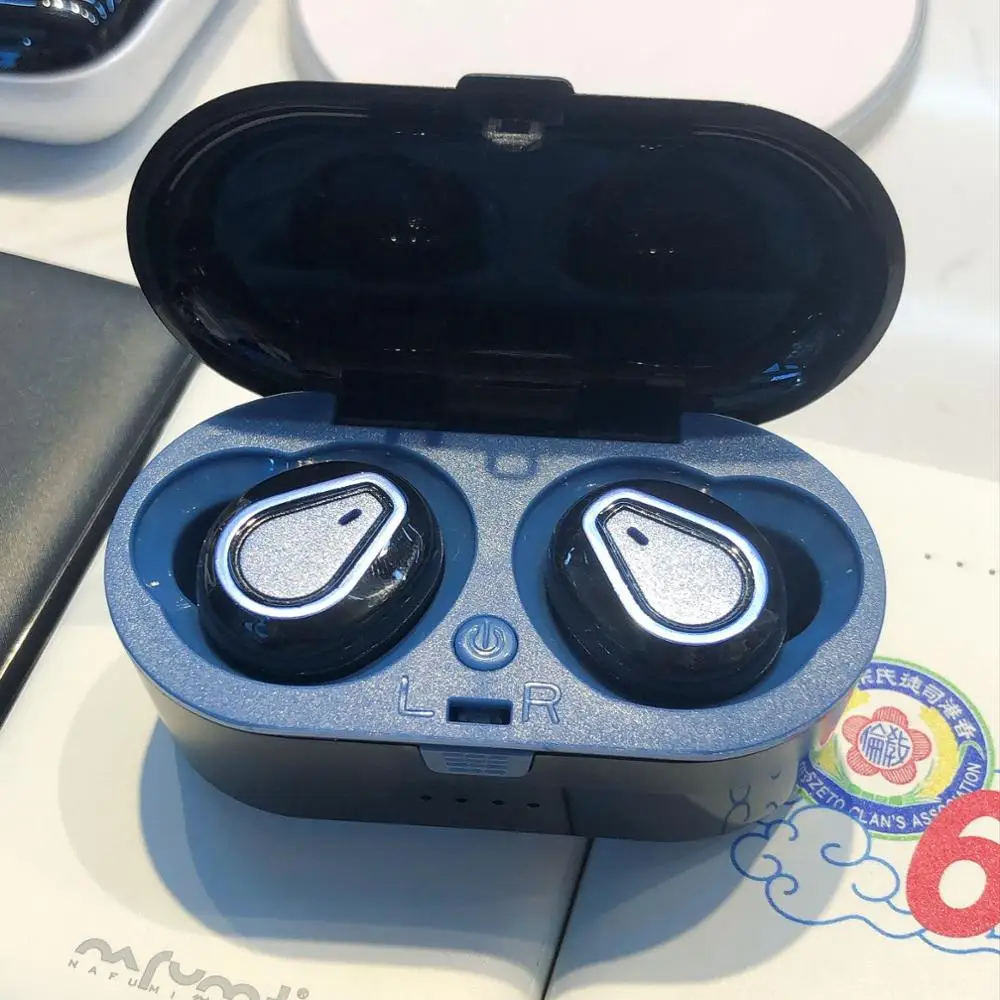 Беспроводные Bluetooth наушники TWS207 V5.0 Handfree спортивные встречи с микрофоном