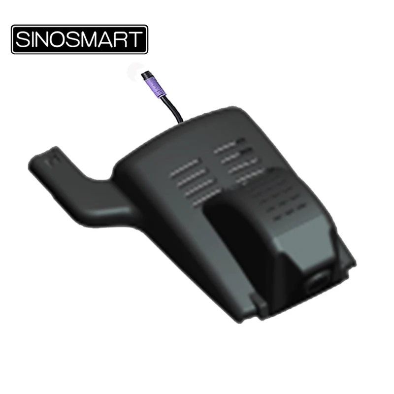 Видеорегистратор SINOSMART Novatek 96672 автомобильный Wi-Fi двойной объектив управление
