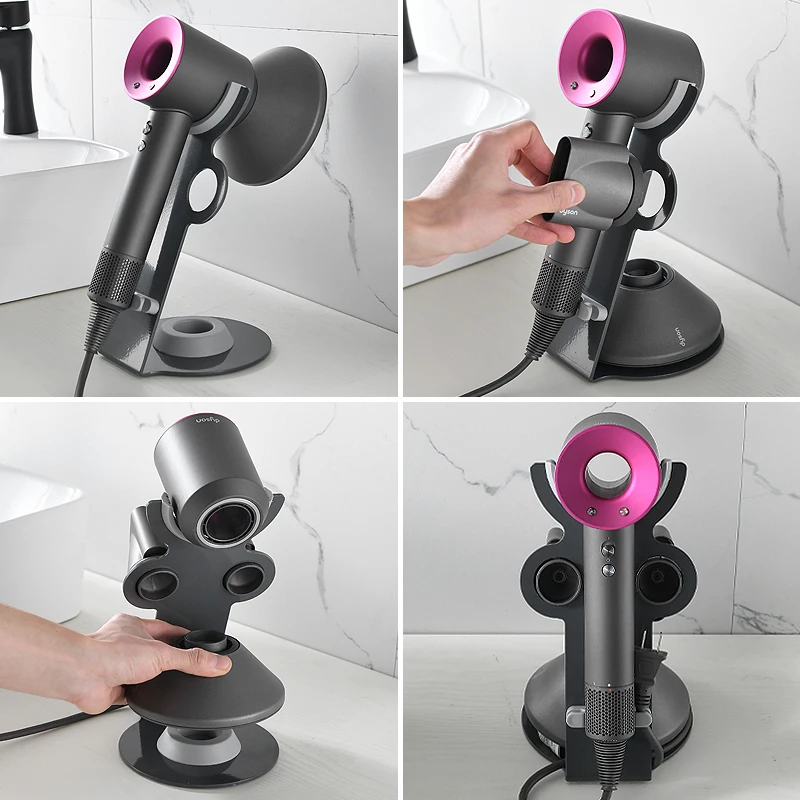 Dyson держатель для сушки волос настольная алюминиевая ванная сушилка стойка